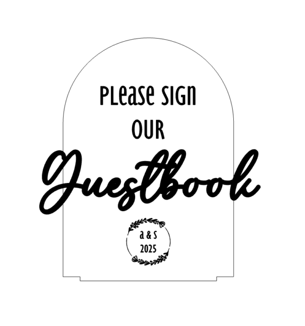 Acrylic Guestbook Sign